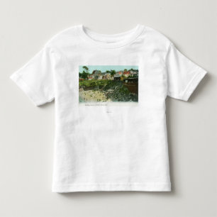 Antennen beskådar av badningstranden t-shirt