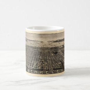 Antennen beskådar av Berkeley, Kalifornien (1909) Kaffemugg