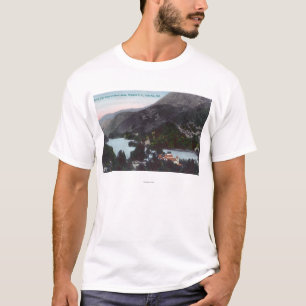 Antennen beskådar av blåtten LakesMidlake, CA T-shirt