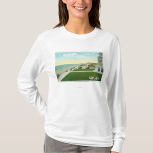 Antennen beskådar av BoardwalkSeasiden, ELLER T-shirt