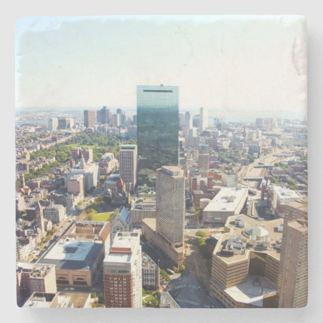 Antennen beskådar av Boston 2 Underlägg Sten (Framsidan)