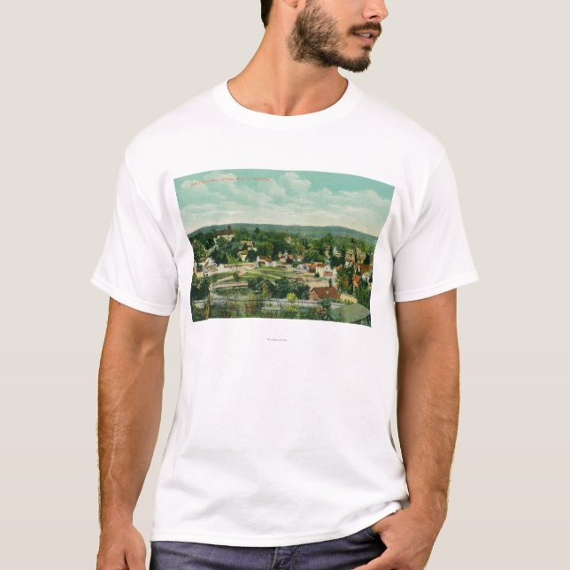 Antennen beskådar av CityPasoen Robles, CA T-shirt (Framsida)