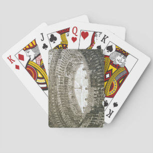 Antennen beskådar av Colosseumen i Rome från Casinokort