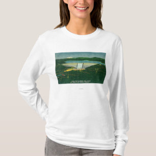 Antennen beskådar av den Shasta fördämningen, Tee Shirt