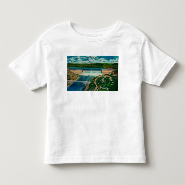 Antennen beskådar av den storslagna Coulee Tee (Framsida)