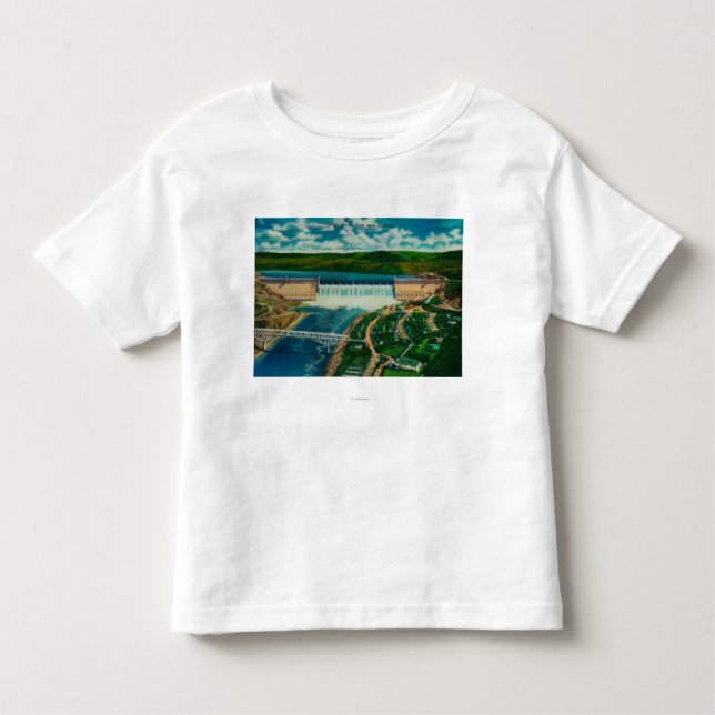 Antennen beskådar av den storslagna Coulee Tee Shirt (Framsida)
