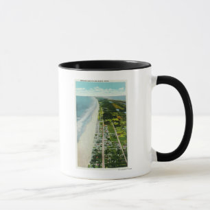 Antennen beskådar av det Beachfront Mugg