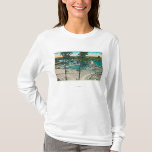 Antennen beskådar av det simma området t shirt