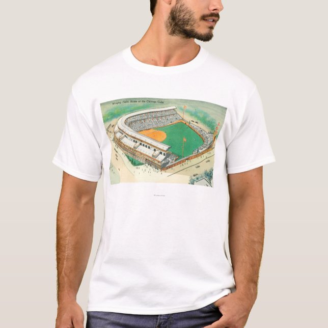 Antennen beskådar av det Wrigley fält nr. Tee Shirt (Framsida)