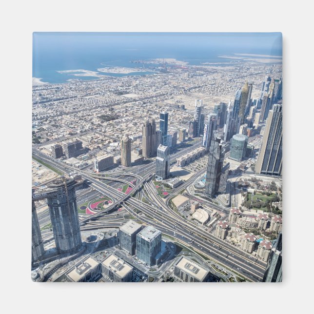 Antennen beskådar av Dubai Magnet (Framsidan)