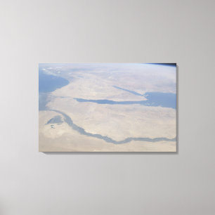Antennen beskådar av egyptenen och Sinaien Canvastryck