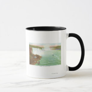 Antennen beskådar av hela Niagara Falls Mugg