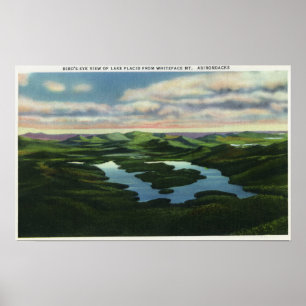 Antennen beskådar av Lake Placid Poster
