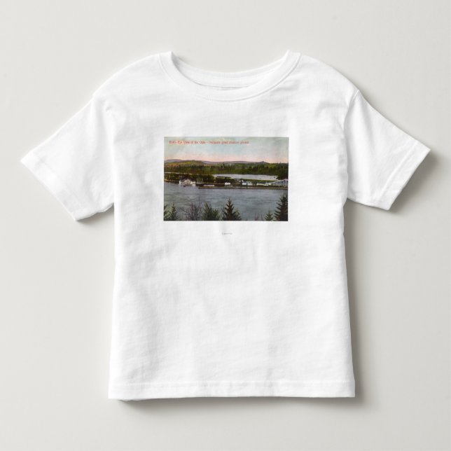Antennen beskådar av Oaksnöjesfältet Tee Shirt (Framsida)