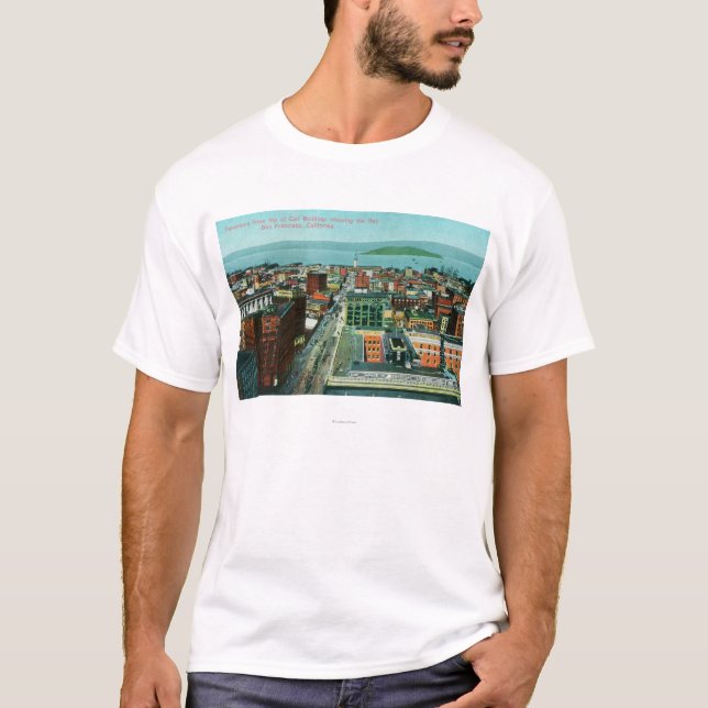 Antennen beskådar av staden från appellbyggnaden t-shirt (Framsida)