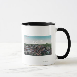 Antennen beskådar av staden nr. 2Jackson, CA Mugg