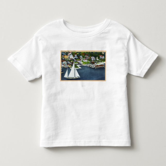 Antennen beskådar av stranden 2 tee shirt (Framsida)