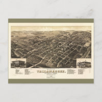 Antennen beskådar av Tallahassee, Florida (1885)