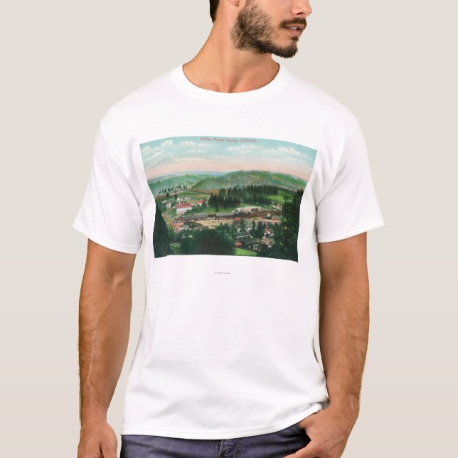 Antennen beskådar av TownColfaxen, CA T-shirt (Framsida)