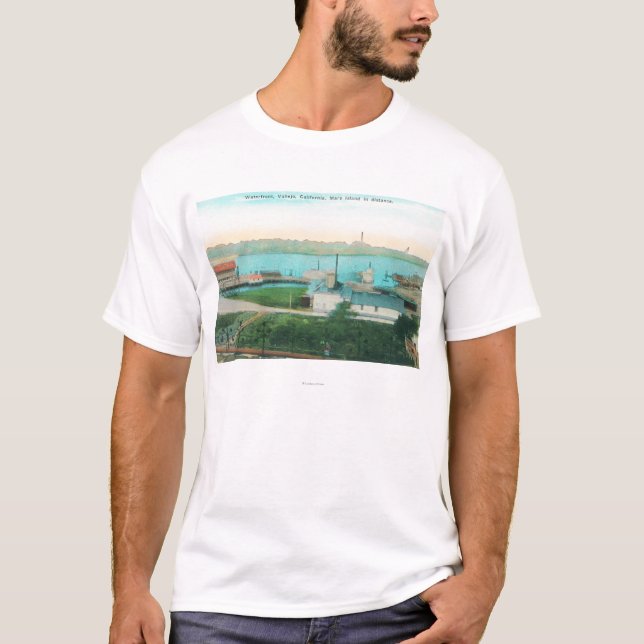 Antennen beskådar av Vallejo strand och maren T-shirt (Framsida)