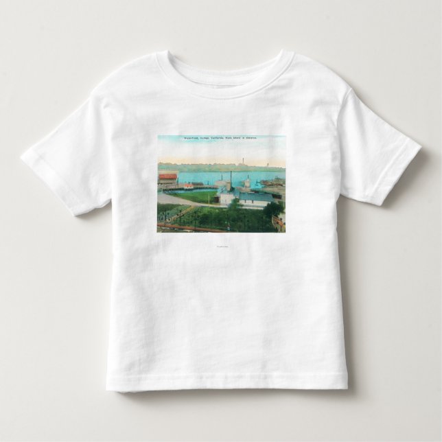Antennen beskådar av Vallejo strand och maren T Shirt (Framsida)