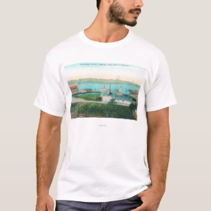 Antennen beskådar av Vallejo strand och maren Tee