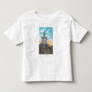 Antennen beskådar av Washington StreetOakland, CA Tee Shirt