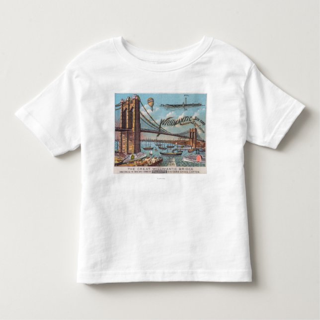 Antennen beskådar av Willimanticen överbryggar T-shirt (Framsida)