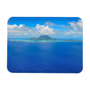 Antennen beskådar över Bora Bora den rektangulä Magnet