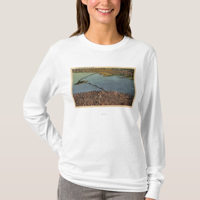 Antennen den San Francisco-Oakland fjärden Tee (Framsida)