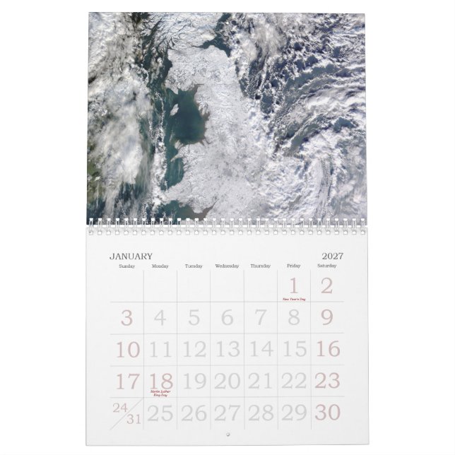 Antennen landskap kalendern kalender (Jan 2027)