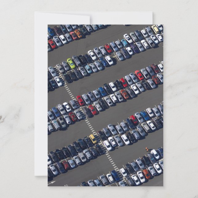 Antenner över Parkeringspartiet Tack Kort (Framsida)