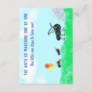 Anterna går och markerar en efter en inbjudan