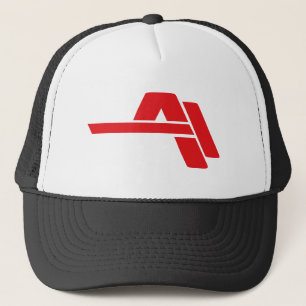 Anthony Alayons hatt med den nya logotypen Keps