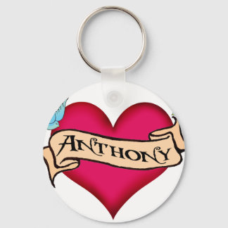 Anthony - Anpassningsbar Heart Tattoo T-shirts & G Nyckelring