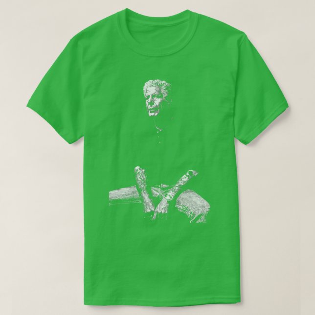 Anthony Bourdain Black ver T Shirt (Design framsida)