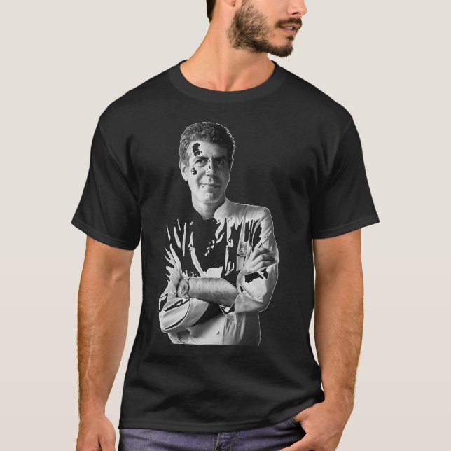 Anthony Bourdain Classic T-Shirt (Framsida)