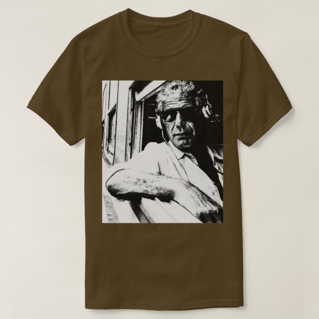 Anthony Bourdain Culinary Rebel med en orsak T Shirt (Design framsida)