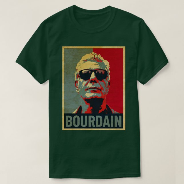 Anthony Bourdain Hope Pillow T Shirt (Design framsida)