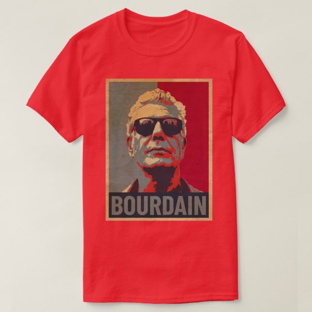 Anthony Bourdain Hope T Shirt (Design framsida)