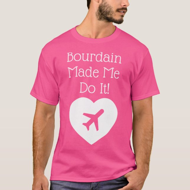 Anthony Bourdain T Shirt (Framsida)