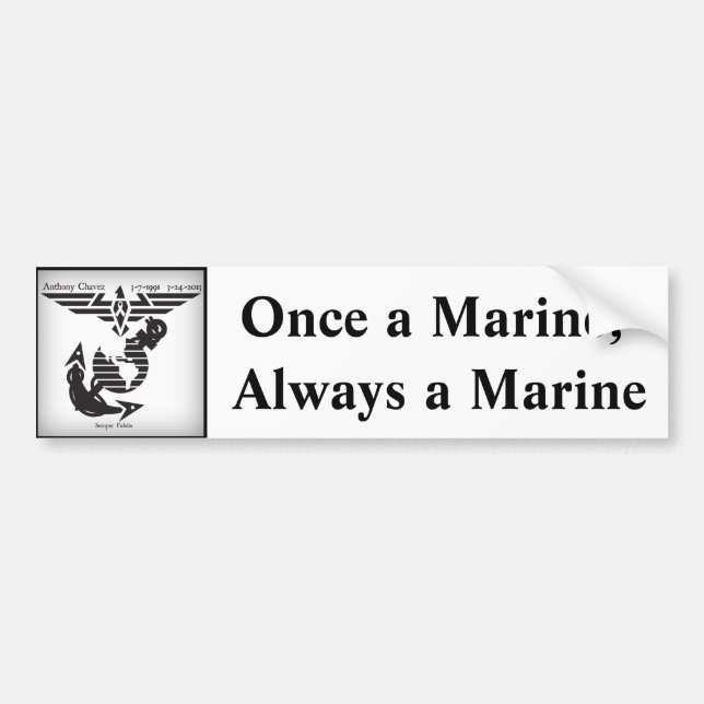 Anthony Chavez Bildekal (Framsidan)