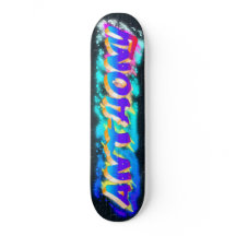 ANTHONY Customized Graffiti Skateboard
