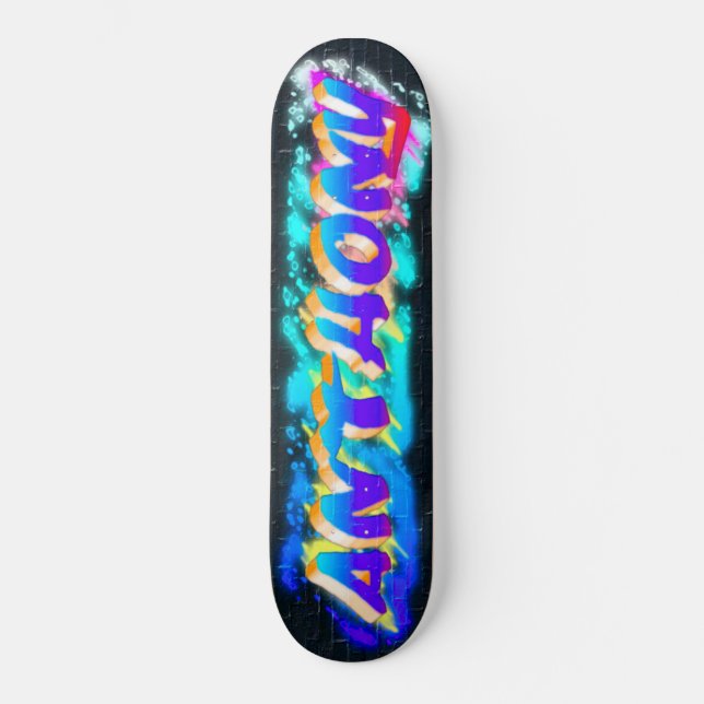 ANTHONY Customized Graffiti Skateboard (Framsida)