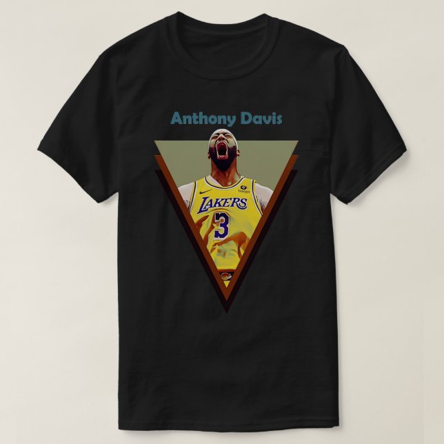 Anthony Davis Retro TShirt T Shirt (Design framsida)