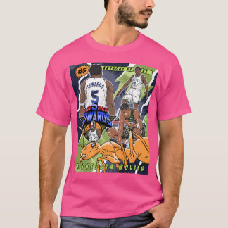 Anthony Edwards Tecknad Stil Tecknad Cover Stil T Shirt