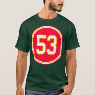 Anthony Hitchens Number 53 Jersey Kansas City Chie T Shirt