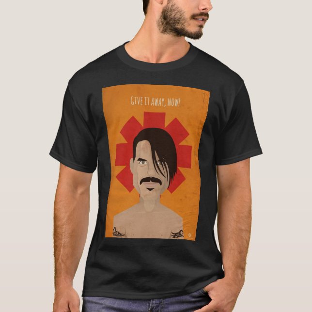 Anthony Kiedis “Give It Away” T-Shirt – RHCP (Framsida)