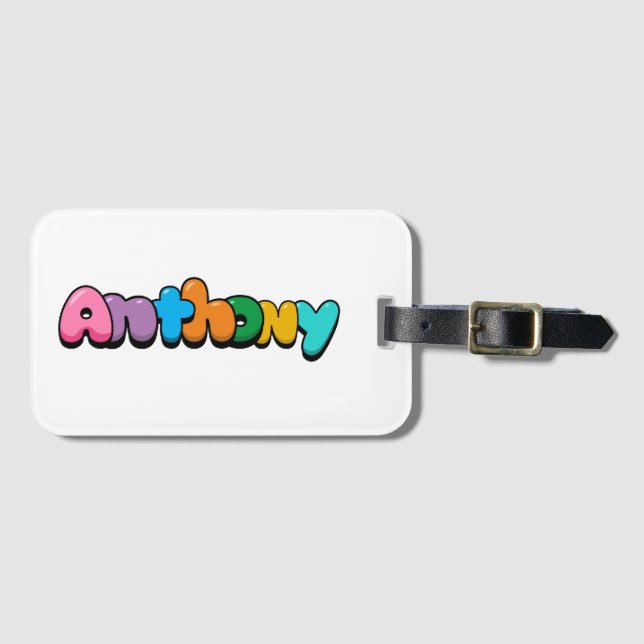 Anthony Luggage Tag Bagagebricka (Framsida horisontal)