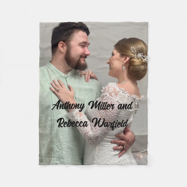 Anthony Miller och Rebecca Warfield Blanket Fleecefilt (Framsidan)